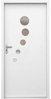 Porte d entrée en bois CORENSI 104x212 cm ep 72 mm Porte d entrée en bois CORENSI
