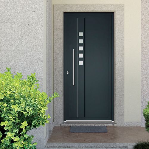 Porte dentrée Aluminium EMALU MALIBU