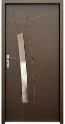 Porte d entrée en bois SARAVI 104x212 cm ep 72 mm Porte d entrée en bois SARAVI