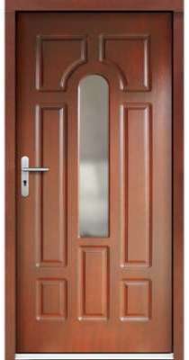 Porte d entrée en bois COSSA 104x212 cm ep 72 mm Porte d entrée en bois COSSA