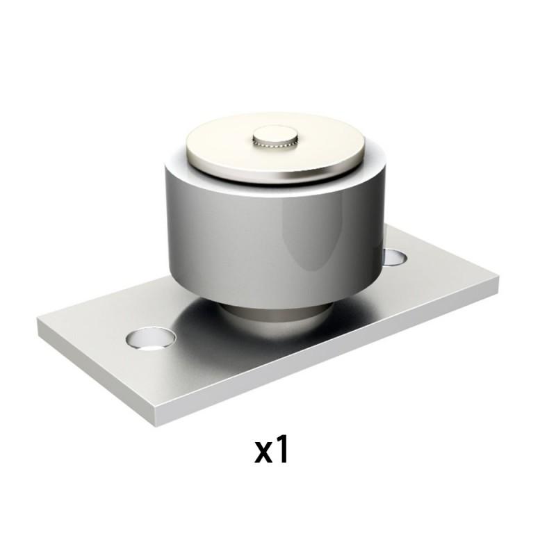 Guide avec platine monté sur cage à rouleaux, 1 ol