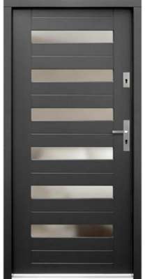 Porte d entrée en bois RHODUMNA 104x212 cm ep 72 mm Porte d entrée en bois RHODUMNA