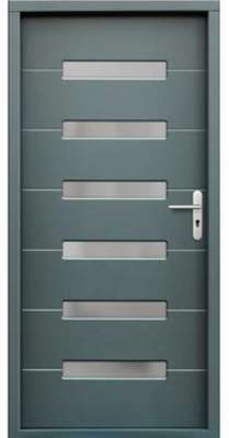 Porte d entrée en bois NORTO 104x212 cm ep 72 mm Porte d entrée en bois NORTO