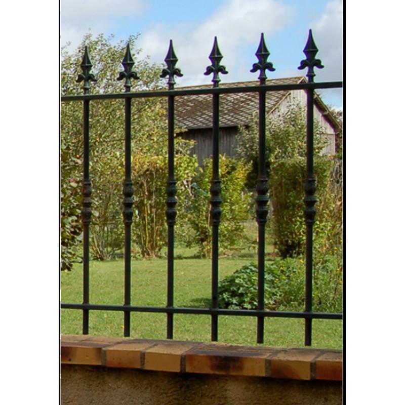 Balustrade en acier galvanisé Dargaville largeur 1