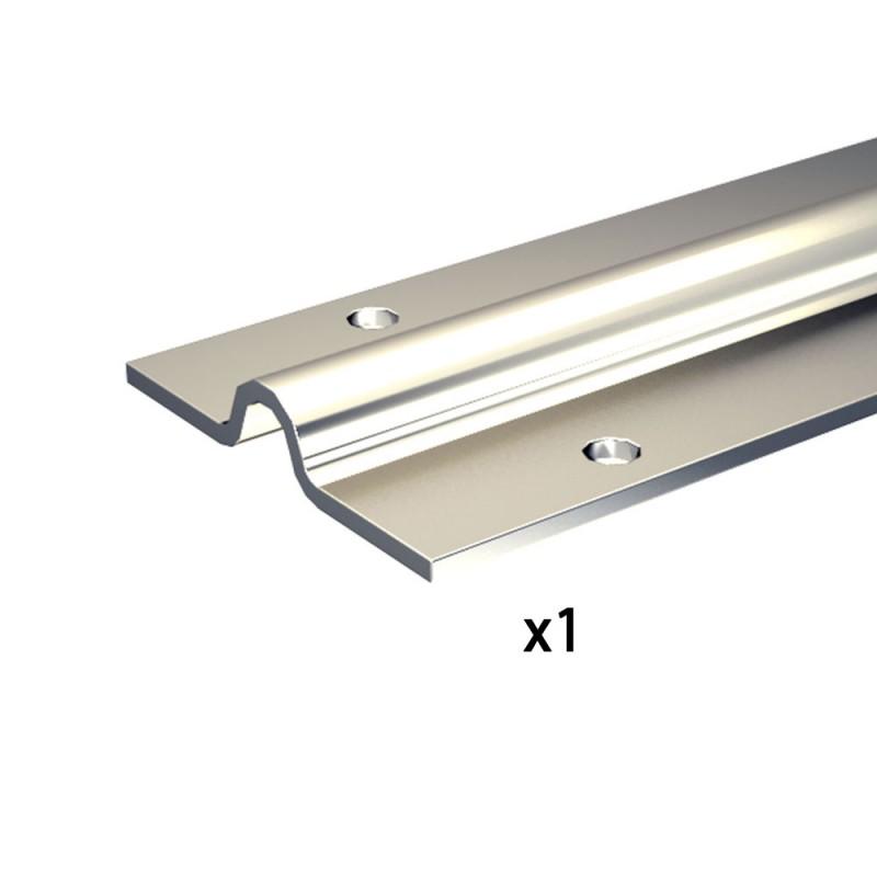 Rail à visser Ø15 mm pour gorge ronde - Portail co