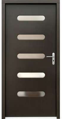 Porte d entrée en bois TOLOSA 104x212 cm ep 72 mm Porte d entrée en bois TOLOSA