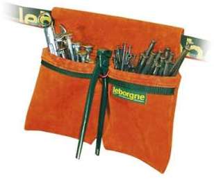 Porte outils bipoche croute de cuir porte tenaille Porte outils bipoche croute