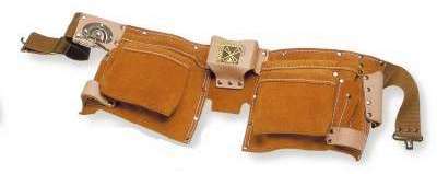 Ceinture porte outillage avec Poche double en cuir Ceinture porte outillage avec