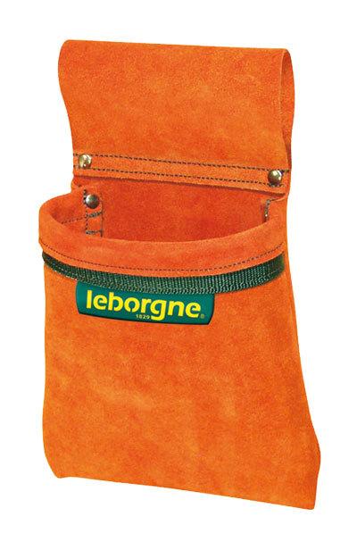 Pochette monopoche croute de cuir LEBORGNE 492030