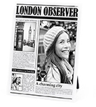 Cadre photo design original photo journal LONDON O