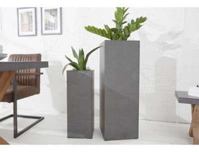Colonne pot design béton Ulrik 70 cm Colonne pot design béton Ulrik