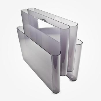 Kartell - Porte-revues - fumé/polyméthylméthacryla
