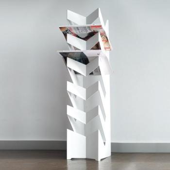 News - Porte-revues - blanc/LxPxH 90x22x16cm
