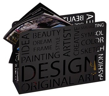 Porte revue Design noir