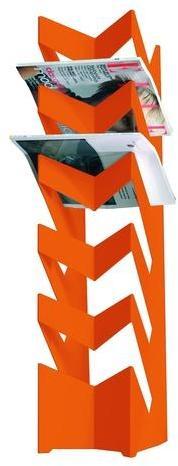 News - Porte-revues - orange/LxPxH 90x22x16cm