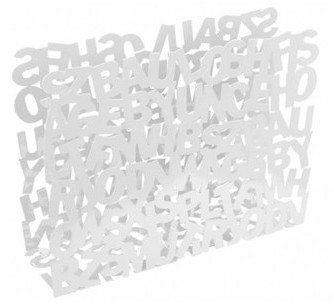 Porte revue ABC blanc