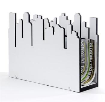 Porte-revues FOCUS, décor blanc