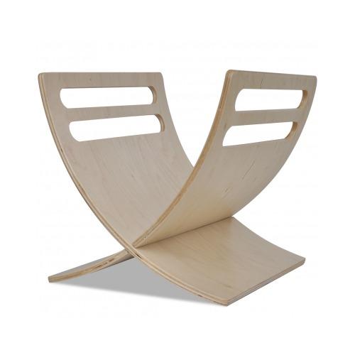 VidaXL Etagère à magazines en bois Naturel