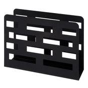 Porte revues en acier ajouré motifs lignes 35x10x2