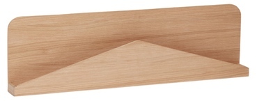 Porte-courrier / porte-revue en chêne naturel Hübs