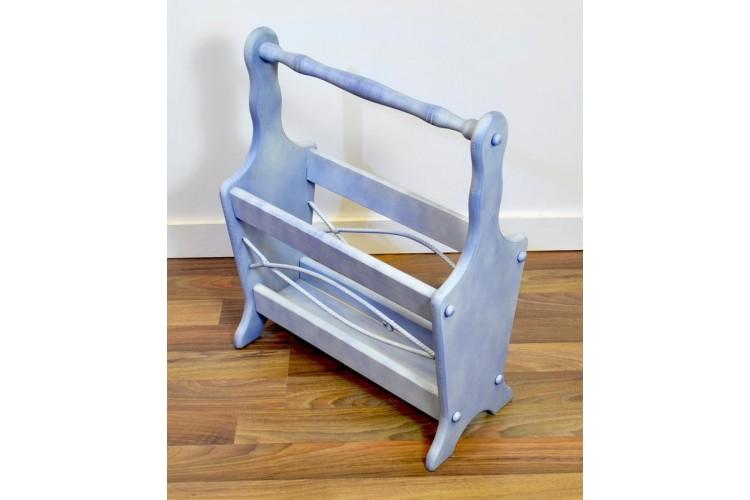 Porte revues Azur bleu patine