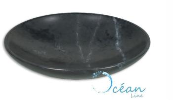 Porte-savon oval en Marbre noir
