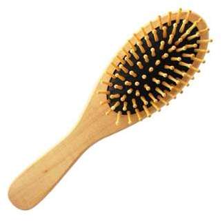 Brosse à cheveux massante - Bois de hêtre quitable Brosse à cheveux massante