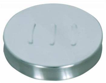 Porte savon à poser rond en inox Miami de MSV Porte savon à poser rond en