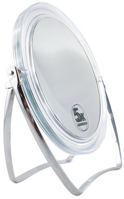Miroir maquillage sur pieds double face - grossissant Miroir maquillage sur pieds