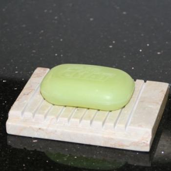 Porte-savon en Marbre crème