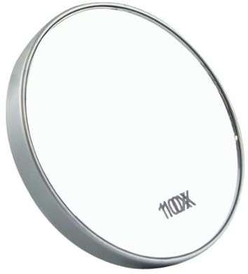 Miroir grossissant X10 - Petit modèle avec ventouses Miroir grossissant X10 - Petit