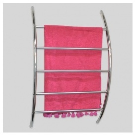 Porte-serviette mural 5 barres Argent Porte-serviette mural 5 barres