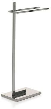 Porte-serviettes 2 barres sur pied
