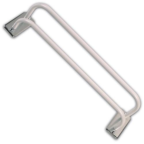 Porte serviette mural avec 2 barres fixes - blanc