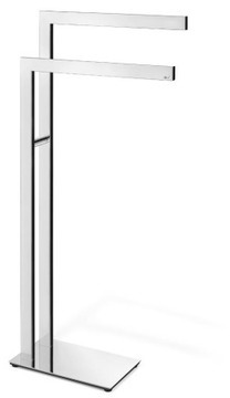 Zack Linea Porte serviettes 80x15x38 5cm sur pied avec Zack Linea Porte serviettes