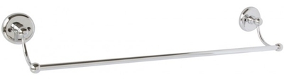Porte serviettes 1 barre style rétro 60 cm Chrome PLANETE Porte serviettes 1 barre style