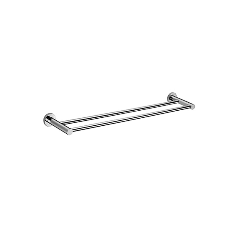 Barre Porte Serviette Double - Chromée - Heaven
