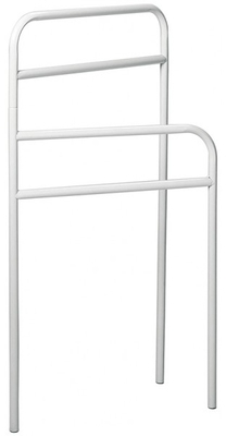 Porte-serviettes à poser blanc en métal Blanc PLANETE Porte-serviettes à poser blanc