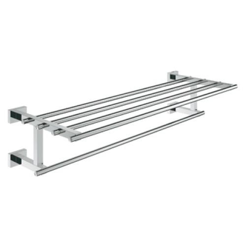 Grohe Essentials Cube Porte serviette avec plateau Grohe Essentials Cube Porte