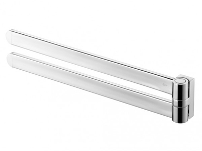 Porte serviette 2 barres mobiles chrome Chrome PLANETE Porte serviette 2 barres mobiles