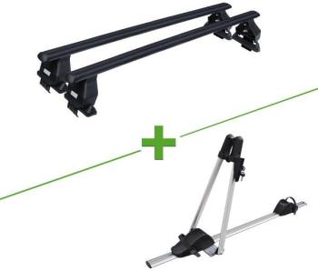 Pack barres et porte vélo MBO Tema acier + Asso co