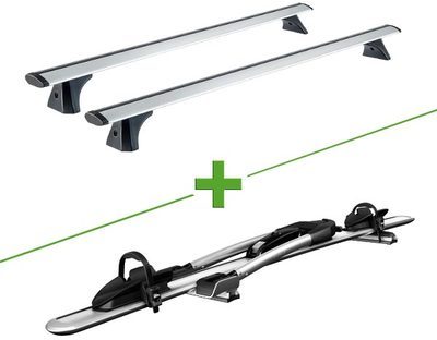 Pack barres et porte vélo Cruz Airo Fix + Upright