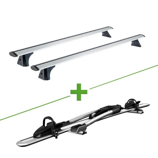 Pack barres et porte vélo Cruz Airo Upright compatibles Pack barres et porte vélo