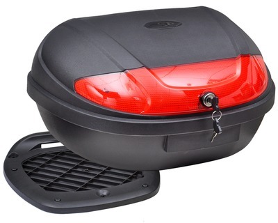 VidaXL Top case moto 72 l pour 2 casques