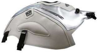 Suzuki GSR 600 Blanc Acier métallique 2006-2011- Protège Suzuki GSR 600 Blanc Acier