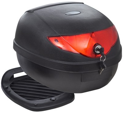 VidaXL Top case moto 36 l pour 1 casque