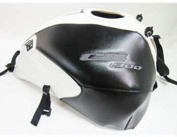 Honda CB 1300 Blanc Noir 2003-2011 - Protège Réservoir Honda CB 1300 Blanc Noir 2003-2011