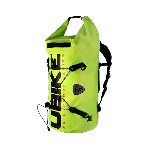 Sac modulable étanche Ubike Cylinder 30L Jaune Fluo Sac modulable étanche Ubike