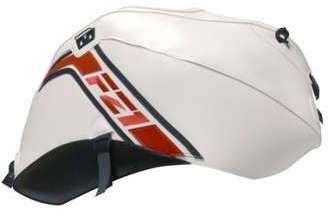 Yamaha FZ1 Blanc Carbone Noir Rouge 2006-2015 - Protège Yamaha FZ1 Blanc Carbone Noir