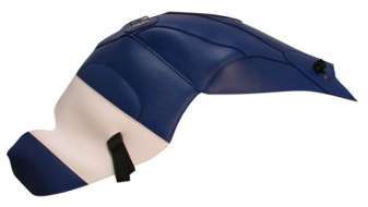 BMW K1200 Bleu Blanc Bleu 2005-2015 - Protège Réservoir BMW K1200 Bleu Blanc Bleu